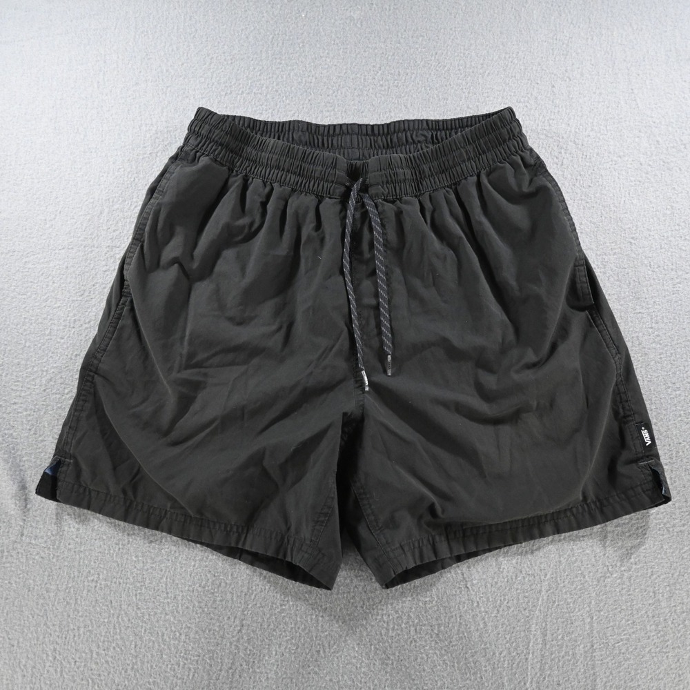 Vans Mens Primary Volley Relaxed Fit Shorts Medium Black VN000G75BLK